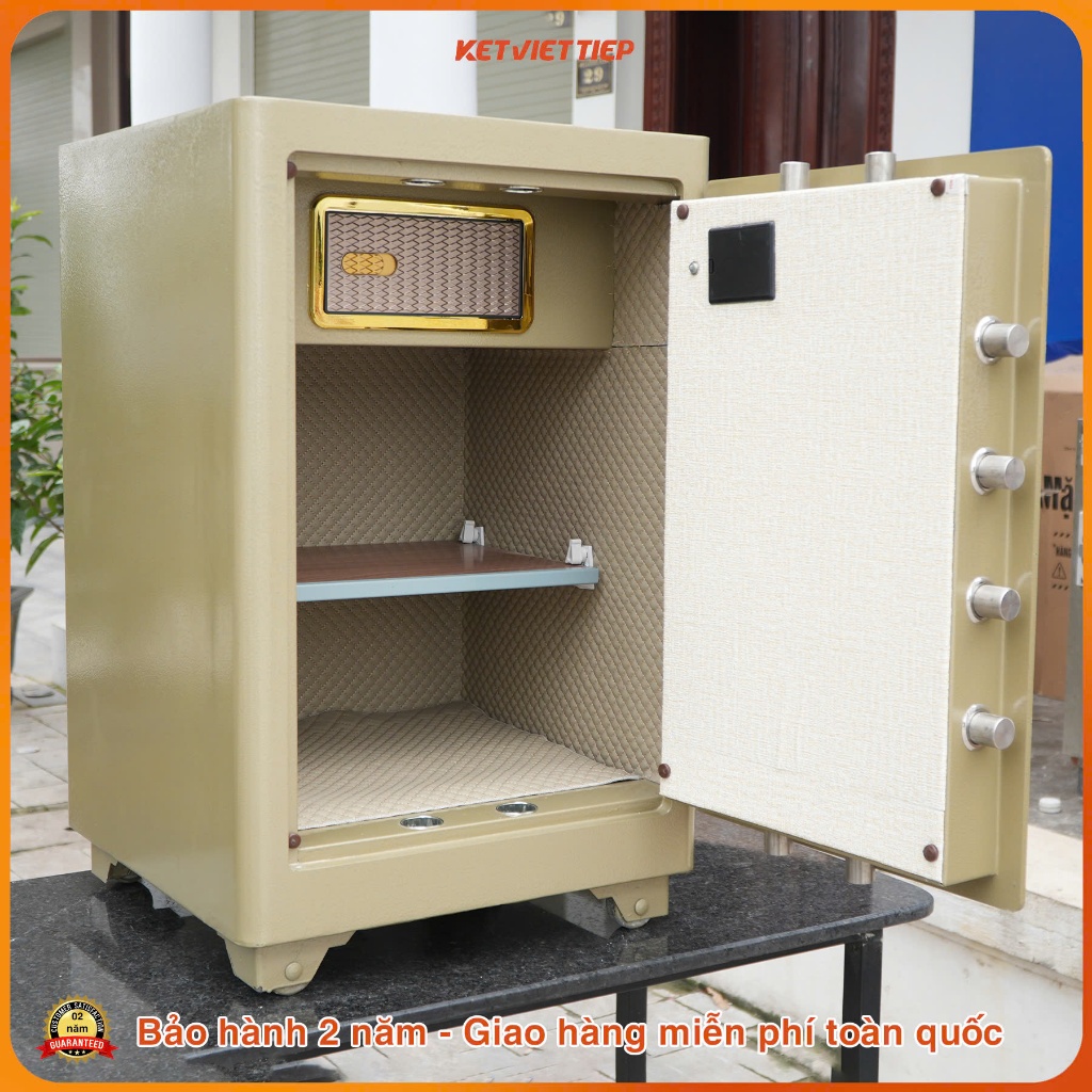 Két Sắt Việt Tiệp SC120VTDT Vân Tay Điện Tử Cảnh Báo Thông Minh Về APP Điện Thoại