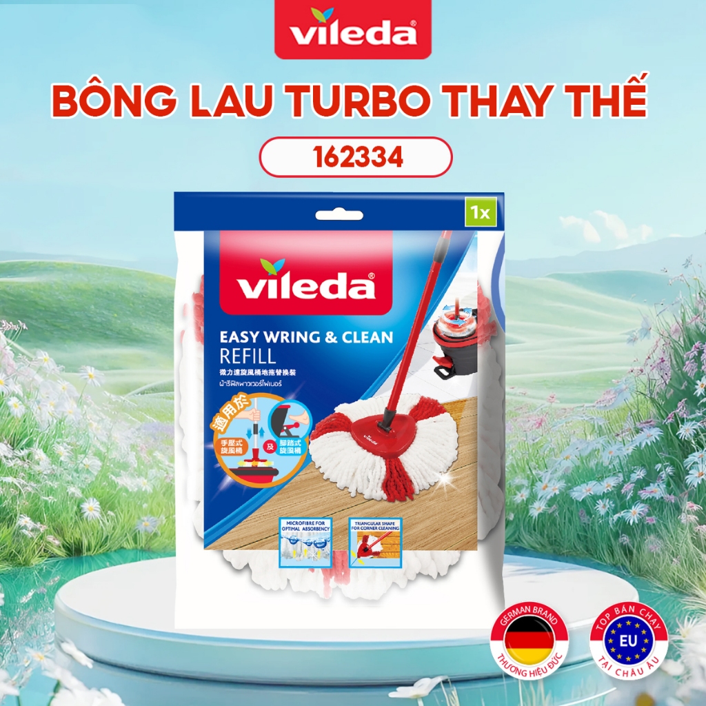 Ảnh Bông lau thay thế cây lau nhà VILEDA Turbo Easy Wring&Clean 1