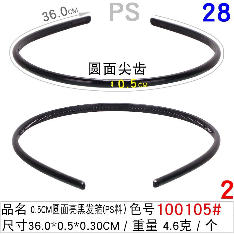 Cài tóc De Merci Accessories nhựa mềm dẻo phong cách băng đô tóc dễ thương