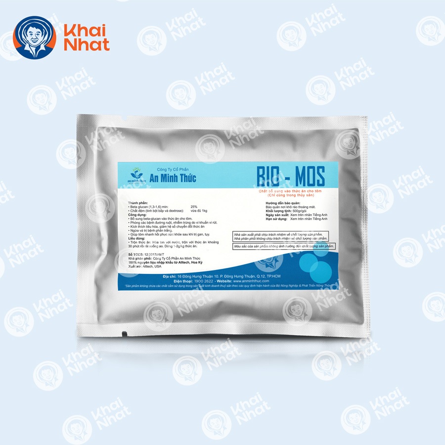 Men tiêu hóa của Mỹ - Thủy Sản tăng hấp thụ, giảm thức ăn dư thừa (500gr/gói)