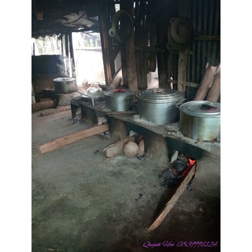 Nước Màu Dừa Bến Tre nhà nấu