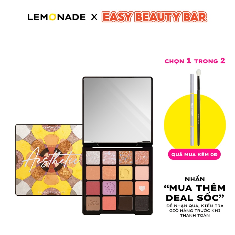 Ảnh Bảng phấn mắt Lemonade Aesthetic eyeshadow palette - Version 2 20.8g 1