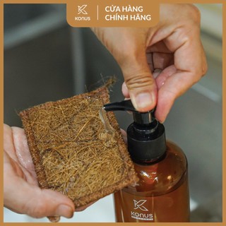 Miếng Xơ Dừa Rửa Chén Konus Homecare - Hàng Chính Hãng