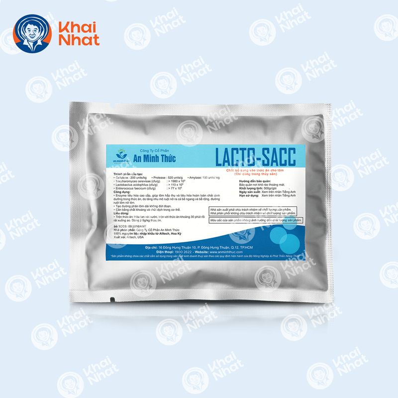 Men hỗ trợ tiêu hóa, ổn định lợi khuẩn trong đường ruột của Mỹ cho Thủy sản(500g/gói)