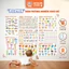 Bảng chữ cái Lalala Baby poster dán tường đồ chơi giáo dục sớm kích thước 40x60cm