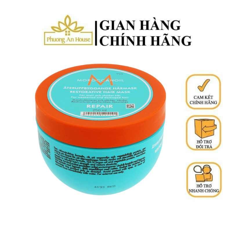 Dầu hấp phục hồi tóc Restorative Hair Mask MoroccanOil dành cho tóc yếu và hư tổn 250ml