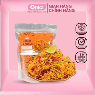 Khô gà Khô gà lá chanh 500g – Trái cây sấy Nut's Farm