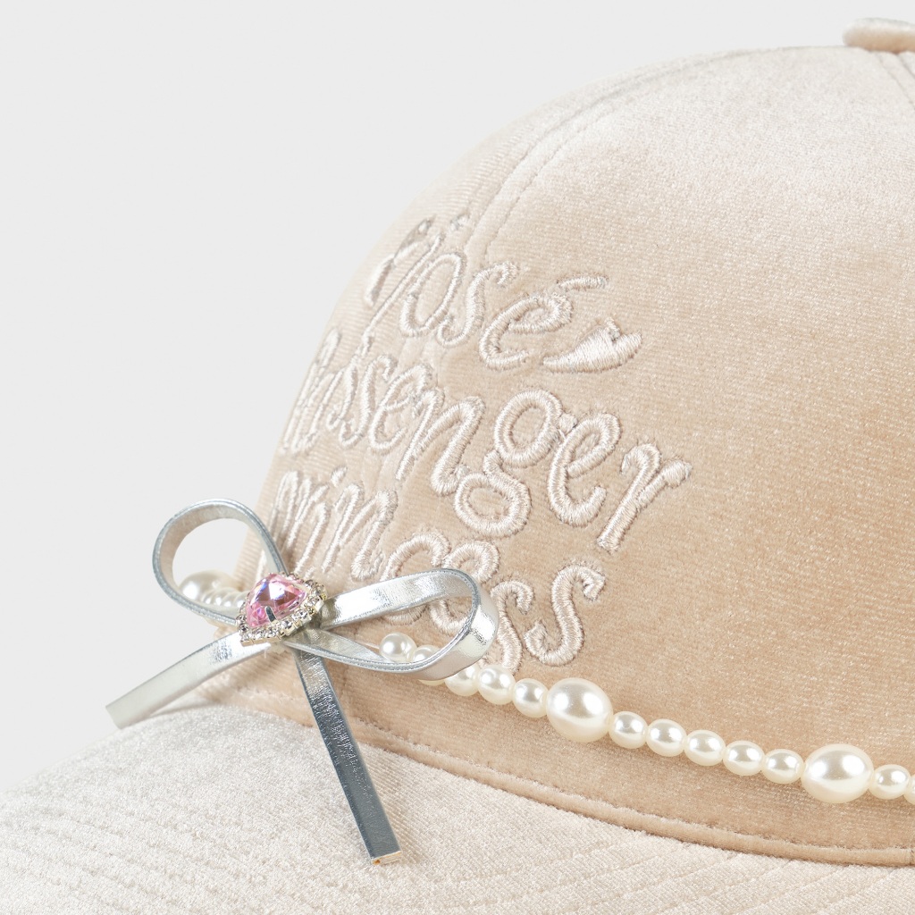 Ảnh DEAR JOSÉ - Nón lưỡi trai thêu nổi đính nơ Passenger Princess be 3