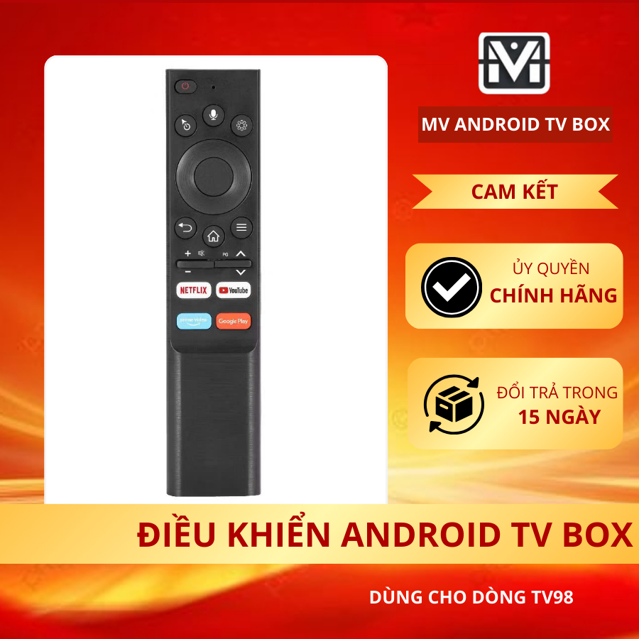 Điều khiển TV Box hỗ trợ giọng nói dùng cho dòng tv box có Bluetooth và ...