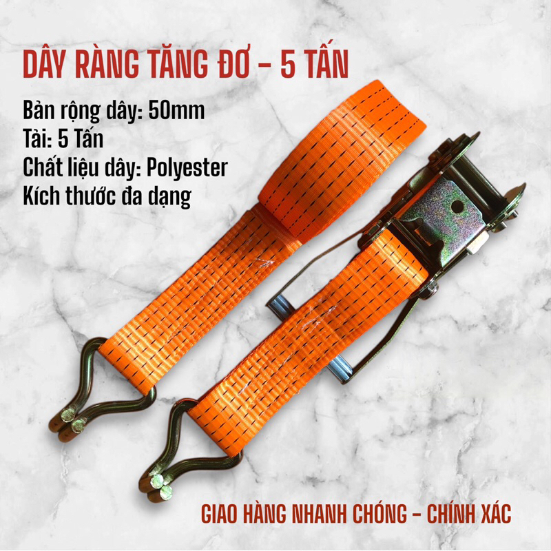Dây ràng hàng tăng đơ 5 Tấn - Bản 50mm | Shopee Việt Nam