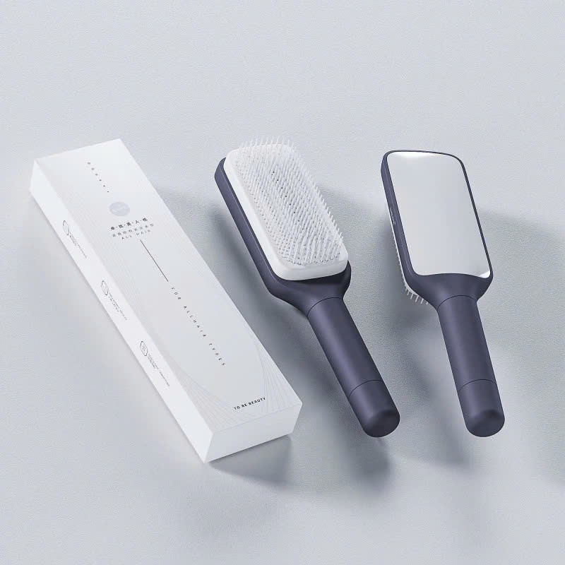 Lược Chải Tóc Tự Động Xoay 360 Độ,Lược Chải Tóc Massage Làm Sạch Tóc Rụng - LƯỢC TỰ ĐỘNG CHẢI TÓC GỠ RỐI MASSAGE DA ĐẦU