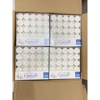 (HÀNG CHUẨN) Hộp 100 Viên Nến Tealight cháy đủ 4 tiếng không mùi,không khói,Nến Tealight xông tinh dầu,thả hoa đăng..
