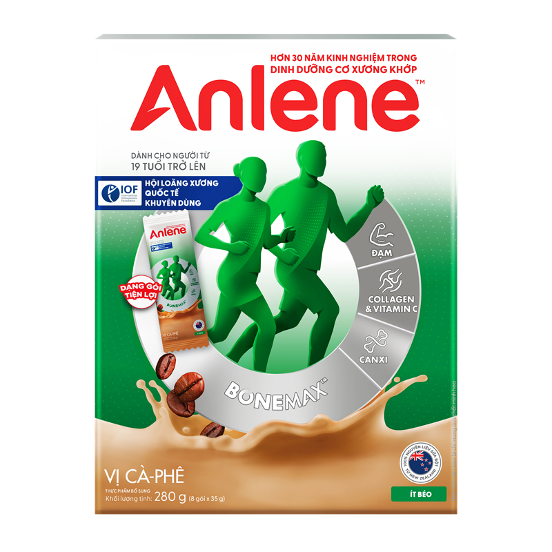 Ảnh Sữa Bột Anlene Cà phê hộp 280g 1