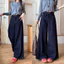 Quần Bigsize Nữ Ống Rộng Cạp Cap Tôn Dáng Cho Chubby Vải Jean/Kaki Dày Dặn Cho Chubby Q548