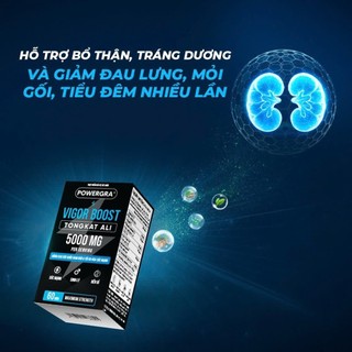 Combo Powergra Vigor Boost Và Nutrient Power Hộp 60 Viên Hỗ Trợ Bổ Thận Tráng Dương Và Vitamin