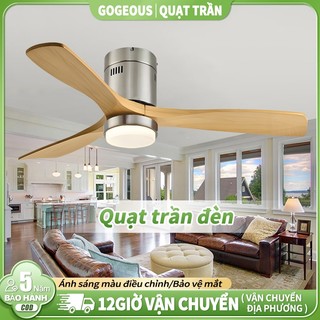 【COD】Quạt trần phòng khách 3 cánh quạt trần ba màu quạt trần có đèn phòng ngủ