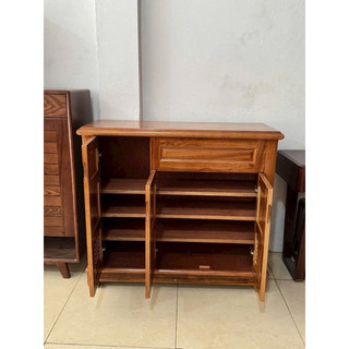 Tủ giày 3 cánh hương đá hương xám đẹp chắc chắn