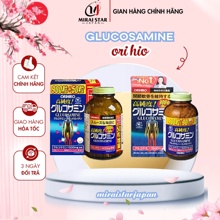 Viên uống Glucosamine 900 viên Nhật Bản, glucosamine 950 viên Nhật Bản M2