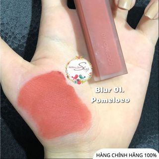 Son Kem Lì Romand Blur Fudge Tint Lên Màu Chuẩn Mịn Môi 03 Musky Cam đỏ gạch 04 Radwood Đỏ nâu