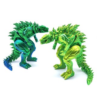 Mô Hình In 3D Khủng Long Godzilla Đa Dạng Màu Sắc Hình In Đẹp Chi Tiết Đến Từng Vây Lưng Trang Trí NGÓI - DC12