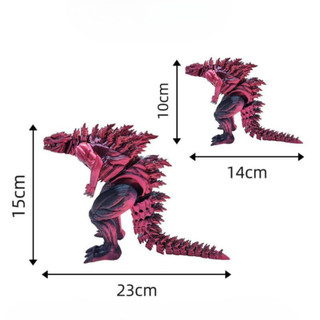 Mô Hình In 3D Khủng Long Godzilla Đa Dạng Màu Sắc Hình In Đẹp Chi Tiết Đến Từng Vây Lưng Trang Trí NGÓI - DC12