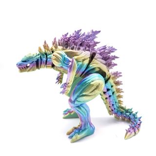 Mô Hình In 3D Khủng Long Godzilla Đa Dạng Màu Sắc Hình In Đẹp Chi Tiết Đến Từng Vây Lưng Trang Trí NGÓI - DC12