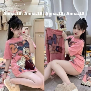 ÁO THUNCOTTON 4 CHIỀU MỀM MÁT FORM RỘNG IN 2 MẶT ( VỊT VÀNG ) FORM RỘNG NAM NỮ DƯỚI 70KG