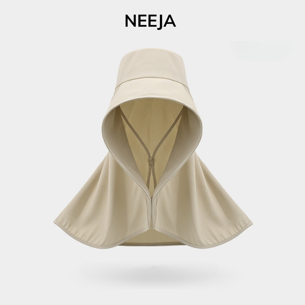 Mũ Chống Nắng Nữ NEEJA UPF50+ Nâng Cấp, Vành Rộng, Che Nắng Toàn Diện, Chống Tia UV, Phù Hợp Đi Biển