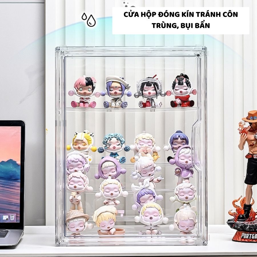 Hộp Trưng Bày Lưu Trữ Mô Hình ENODA HOME, Hộp Mica Trong Suốt Bảo Quản Đồ Chơi HTS026