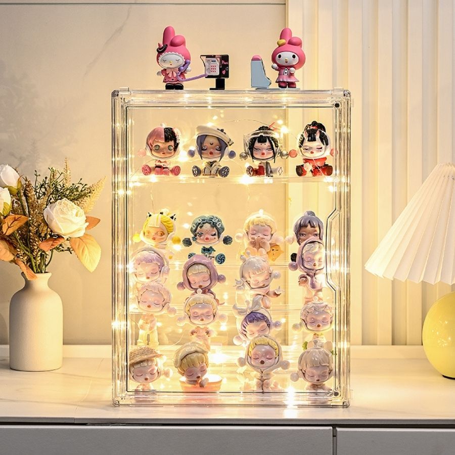 Hộp Trưng Bày Lưu Trữ Mô Hình ENODA HOME, Hộp Mica Trong Suốt Bảo Quản Đồ Chơi HTS026