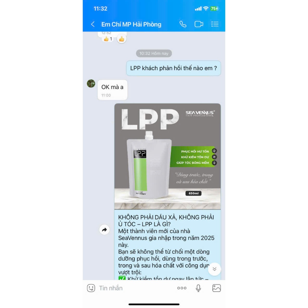 LPP - Hair mask - Phục hồi tóc