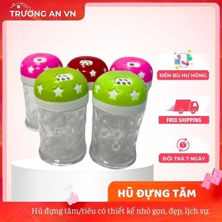 [COMBO 10 HŨ] Hủ đựng tăm - Hủ tăm nhựa - Hủ tăm hàng loại 1 nhựa trong suốt - Trường An VN