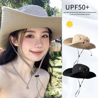 Nón Tai Bèo Cao Bồi Phối Dây Rút Mũ Chống Nắng Phong Cách Nhật Bản Cực Chất Life Plus - MCN05