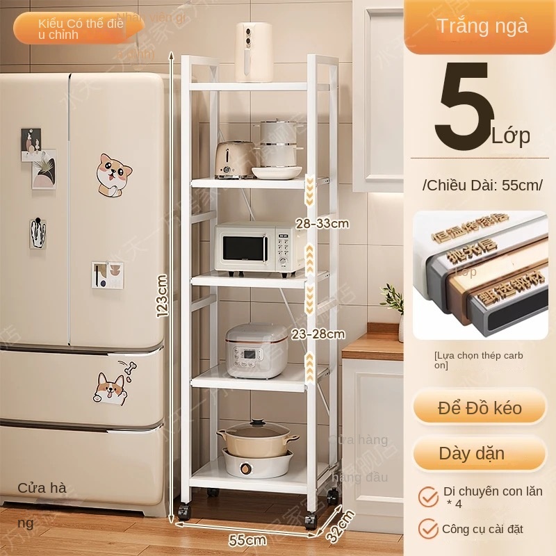 Nhà bếp Rack Drawing Tầng Rack Rack Nhà bếp đa chức năng Clip-Up Rack ...