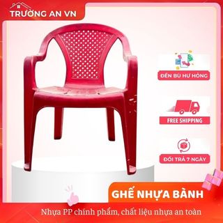 Combo 10 Ghế Nhựa Bành Đan Khôi Nguyên Nhiều Màu - Giá Rẻ  - Trường An VN