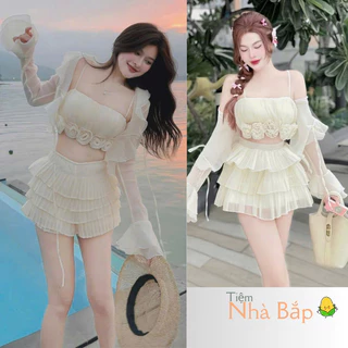 Set 3 Món Đồ  Đi Biển Siêu Xinh Cá Tính Phong Cánh Tôn Dáng Đẹp Cho Các Chị Em _Tiệm Nhà Bắp