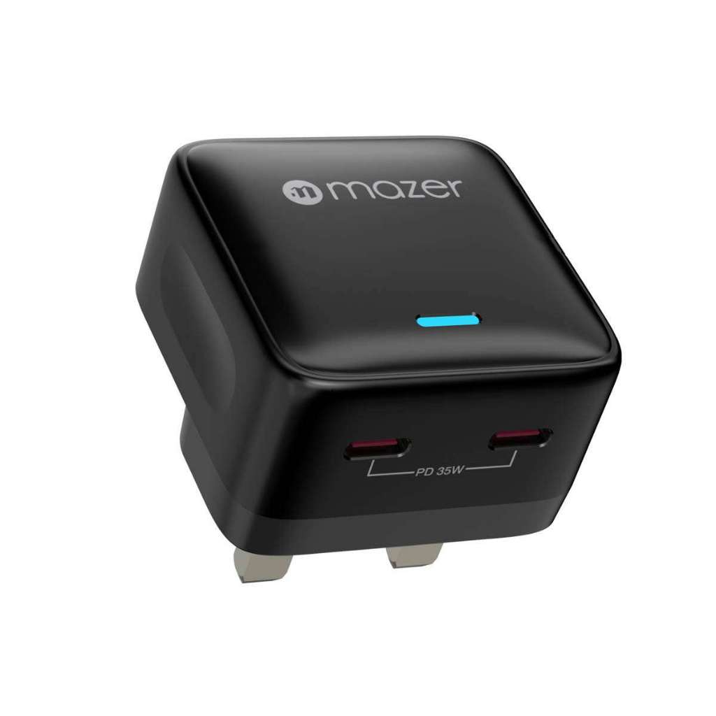 Ảnh MAZER Bộ Củ Sạc 35W USB-C US Wall Charger và Cáp Sạc 60W USB-C to USB-C 2M 4