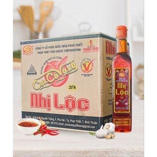 [Nước Mắm Kho 20N] Lốc 6 Chai Nhựa 500ml Nước Mắm Nhĩ Cá Cơm Truyền Thống Nguyên Chất 20 Độ Đạm Hiệu Con Cá Vàng