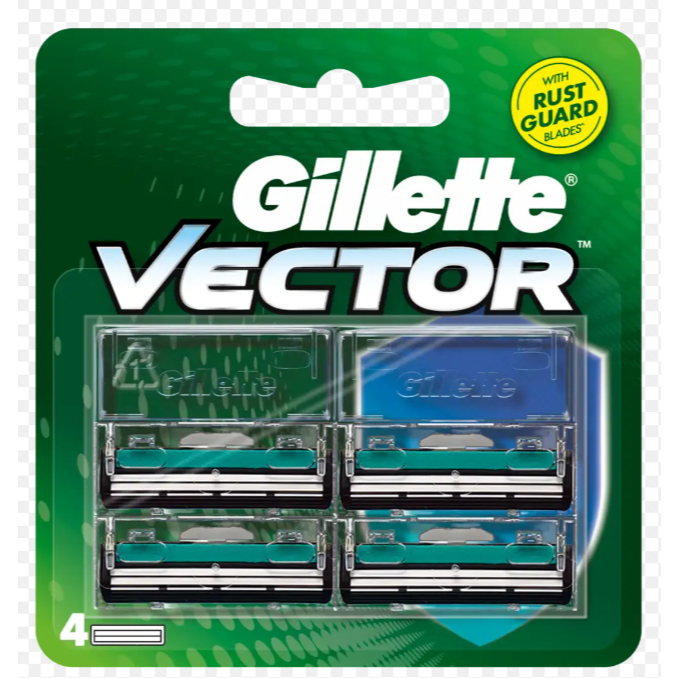 Ảnh Lưỡi Dao Cạo Gillette Vector - Hộp 4 Lưỡi 1