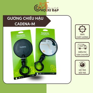 Gương Chiếu Hậu CADENA -M dành cho Xe Đạp lắp đặt dễ dàbg chắc chắn an toàn khi quan sát phía sau trong khi đạp Xe