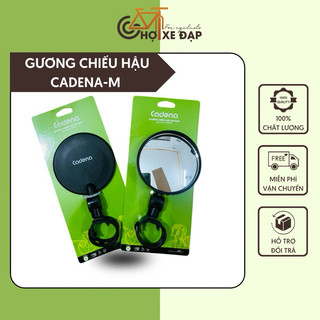 Gương Chiếu Hậu CADENA -M dành cho Xe Đạp lắp đặt dễ dàbg chắc chắn an toàn khi quan sát phía sau trong khi đạp Xe