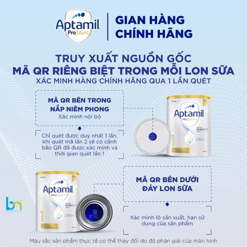 {Hot} Sữa Bột Aptamil Profutura Úc số 1,2,3,4 hộp 900g tiêu hoá khoẻ mạnh phát triển toàn diện cho bé