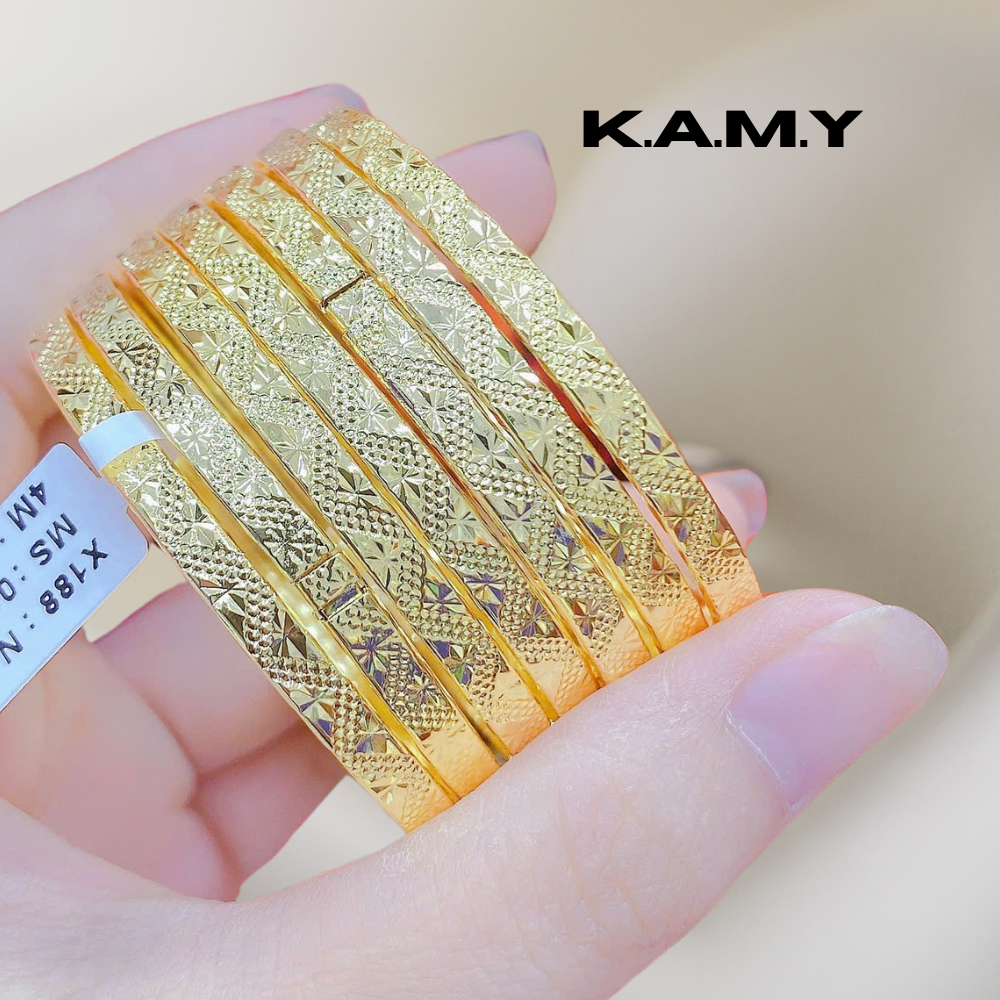 Bộ Ximen 7 Chiếc Hoa Văn Chạm Khắc – Phong Cách Trẻ Trung, Sang Trọng Trang sức KAMY