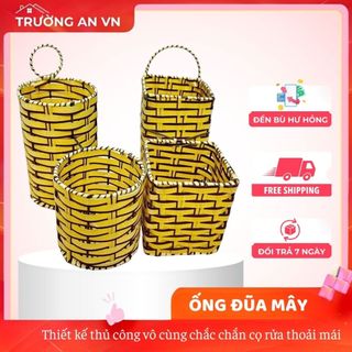 Ống Đũa Mây Đôi Vuông, Tròn Giỏ mây đựng đồ [BỀN ĐẸP] - Trường An VN