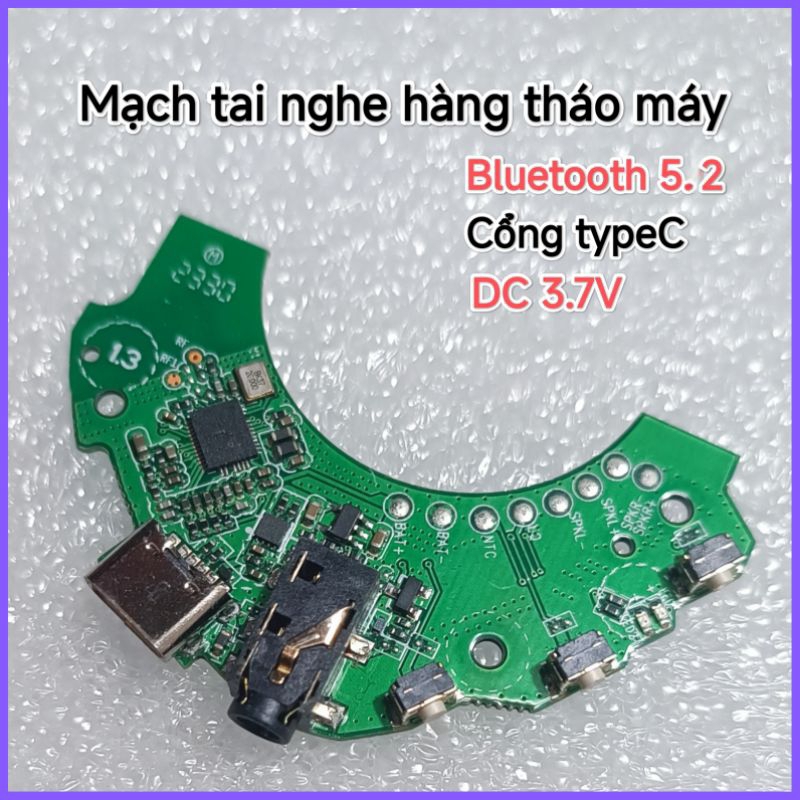 Mạch tai nghe Bluetooth 5.2 Compoka WH202A sạc type C Diy - | Shopee ...