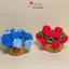 Lót ly bó hoa hồng, tulip handmade len cotton milk trang trí bàn siêu thấm dễ thương