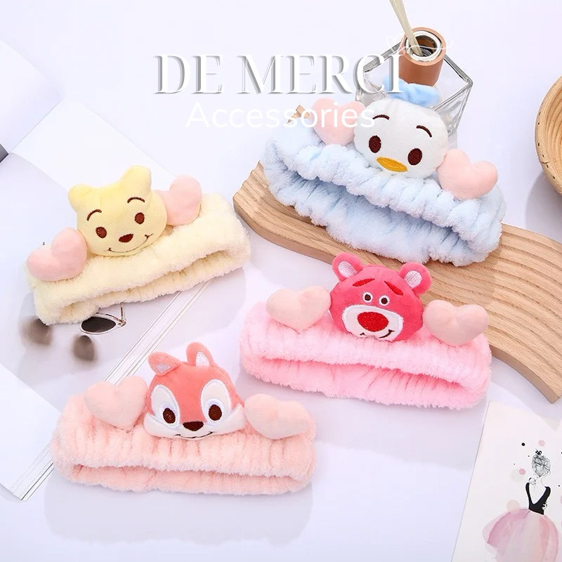 Băng đô cài tóc De Merci Accessories tiện lợi khi rửa mặt, trang điểm, tẩy trang siêu dễ thương BĐ2