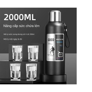 Bình Giữ Nhiệt,dung Tích 2000ml/1500ml Lõi Thép Không Gỉ 316 Giữ Nhiệt 15-24h -kho Sỉ Gia Dụng Alulu