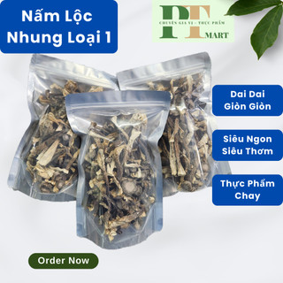 100g Nấm Lộc Nhung loại 1. Khô, Giòn, Thơm Ngon Bổ Dưỡng. Thích hợp Ăn Chay, Hầm Canh.