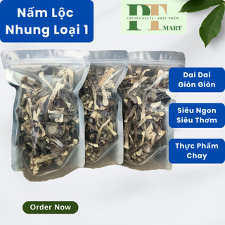 100g Nấm Lộc Nhung loại 1. Khô, Giòn, Thơm Ngon Bổ Dưỡng. Thích hợp Ăn Chay, Hầm Canh.